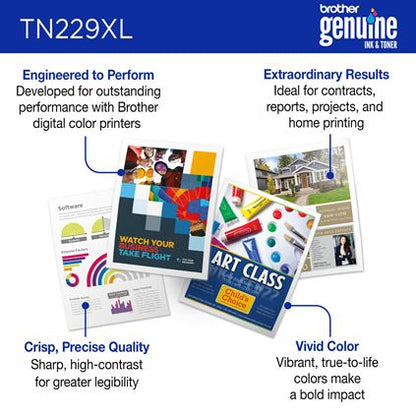 Brother TN-229XLC toner cartridge 1 pc(s) Compatible Cyan