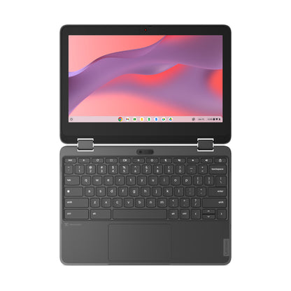 Lenovo 300e Yoga Chromebook Gen 4 MediaTek Kompanio 528 29.5 cm (11.6") Touchscreen HD 8 GB LPDDR4x-SDRAM 64 GB eMMC Wi-Fi 6 (802.11ax) ChromeOS English Grey