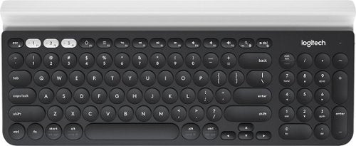 Logitech K780 Multi-Device Wireless Keyboard for Windows  Apple  Android or Chrome  Wireless 2.4GHz  Bluetooth  Smartphone and Tablet Cradle  Quiet  compatible with PC  Mac  Laptop