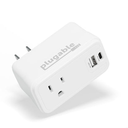 Plugable Technologies PS1-CA1 mobile device charger Universal White AC Fast charging Indoor