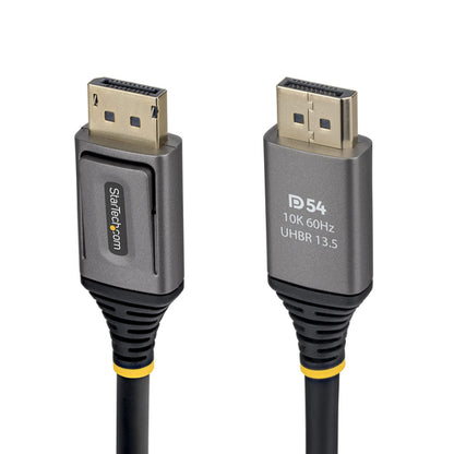 StarTech.com 10ft DisplayPort 2.1 Cable, VESA Certified DP54 DisplayPort Cable, Uncompressed 8K 60Hz, 10K 60Hz/8K 144Hz/4K 240Hz w/DSC 1.2a, DP 2.1 Monitor Cord