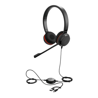 Jabra Evolve 20 SE UC Stereo USB-C/A, Leatherettes