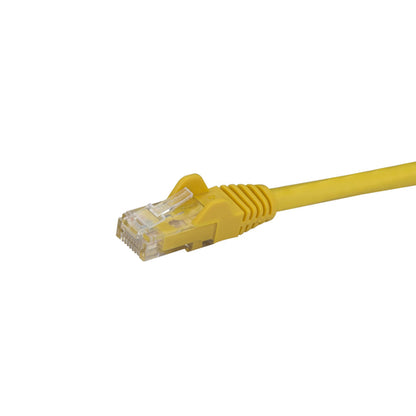 StarTech.com 6ft CAT6 Ethernet Cable - Yellow CAT 6 Gigabit Ethernet Wire -250MHz 100W PoE RJ45 UTP Network/Patch Cord Snagless w/Strain Relief Individually Tested