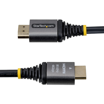 StarTech.com 10ft (3m) Certified Ultra High Speed HDMI Cable, 8K 60Hz/4K 120Hz, HDMI 2.1 Cable with HDR10+ / eARC, 48Gbps, 8K HDMI Cord for Monitor/TV/Display, Flexible TPE Jacket