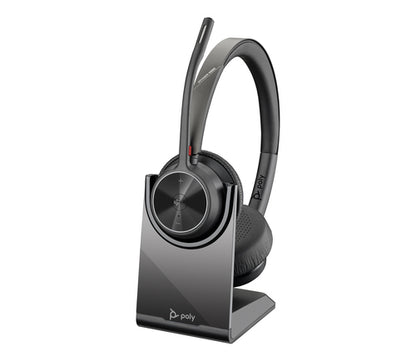 HP Poly Voyager 4320 Microsoft Teams Certified Headset +BT700 dongle +Charging Stand