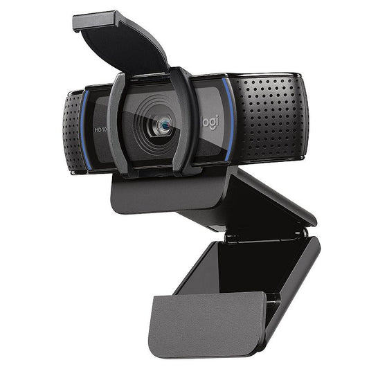 Logitech C920s PRO HD WEBCAM with privacy shutter  Black