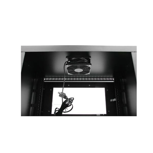 StarTech.com 2-Post 6U Wall Mount Network Cabinet with Acrylic Door, 19" Wall-Mounted Server Rack for Data / AV / Electronics / Computer Equipment, Small Vented Rack Enclosure