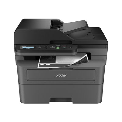 Brother - DCP-L2640DW Wireless Black-and-White Refresh Subscription Eligible 3-in-1 Laser Printer - Gray