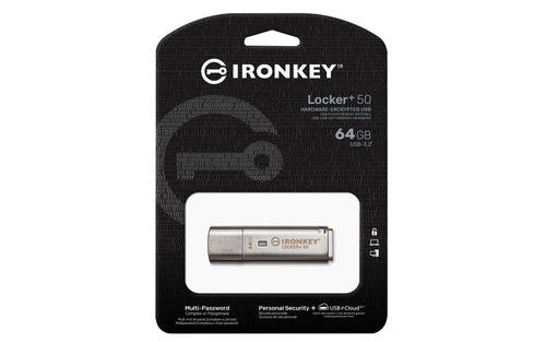 Kingston Technology IronKey 64GB IKLP50 AES USB, w/256bit Encryption