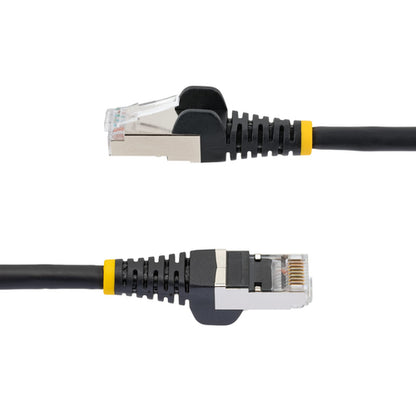 StarTech.com 100ft Black CAT6a Ethernet Cable, Snagless RJ45, 10GbE, 100W PoE++, S/FTP, LSZH, 27AWG Pure Bare Copper Wire, 500MHz, Shielded Network Patch Cord w/Strain Reliefs, Individually Tested/ETL Verified