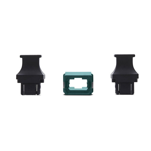 StarTech.com MPOSMAPCAQCOUPLER fibre optic adapter MPO/MTP 1 pc(s) Aqua colour, Black