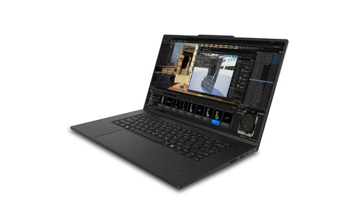 Lenovo ThinkPad P1 Gen 7 Intel Core Ultra 7 155H Mobile workstation 40.6 cm (16") WUXGA 16 GB 512 GB SSD NVIDIA RTX 1000 Ada Wi-Fi 7 (802.11be) Windows 11 Pro French Black