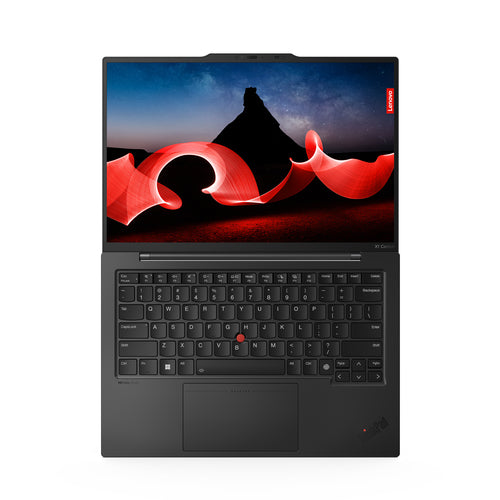 Lenovo ThinkPad X1 Carbon Intel Core Ultra 7 155U Laptop 35.6 cm (14") WUXGA 16 GB LPDDR5x-SDRAM 512 GB SSD Wi-Fi 6E (802.11ax) Windows 11 Pro French Black