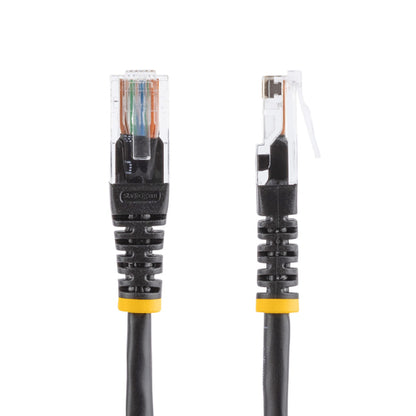 StarTech.com 50 ft Cat5e Black Molded RJ45 UTP Cat 5e Patch Cable - 50ft Patch Cord