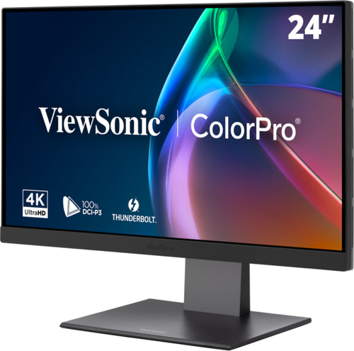 Viewsonic VP Series VP2488-4K computer monitor 61 cm (24") 3840 x 2160 pixels 4K Ultra HD LED Black