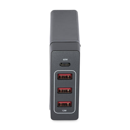 StarTech.com USB-C Charging Station - 72W Desktop Charger - 1x USB-C + 3x USB-A (60W Power Delivery + 12W) - Portable USB Type-C Charger - Laptop Replacement Charger - USB-C Power Adapter