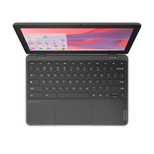 Lenovo 100e Chromebook Gen 4 MediaTek Kompanio 520 29.5 cm (11.6") HD 8 GB LPDDR4x-SDRAM 64 GB eMMC Wi-Fi 6 (802.11ax) ChromeOS English Grey
