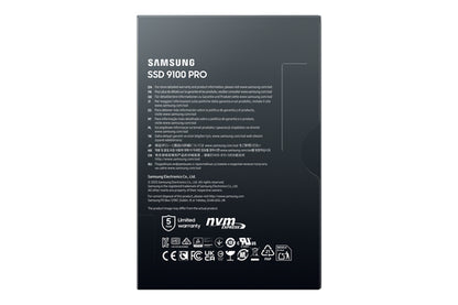 Samsung 9100 PRO PCIe® 5.0 NVMe™ M.2 SSD - 2 TB