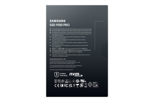 Samsung 9100 PRO PCIe® 5.0 NVMe™ M.2 SSD - 1 TB