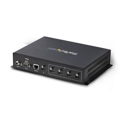 StarTech.com 2x2 HDMI Video Wall Controller - 4K 60Hz HDMI 2.0 Video Input to 4x 1080p Output - Video Wall Processor for Multi Screen Display - Video Wall Splitter - RS232/Ethernet Control