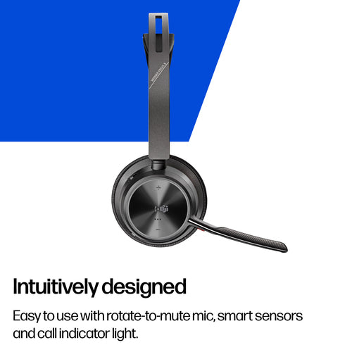 HP Poly Voyager Focus 2-M USB-C-C Headset USB-C/A Adapter Charging Stand