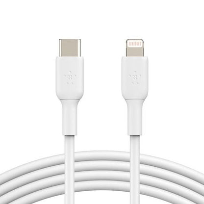 BELKIN CAA003bt1MWH White BOOST CHARGE USB-C Cable with Lightning Connector