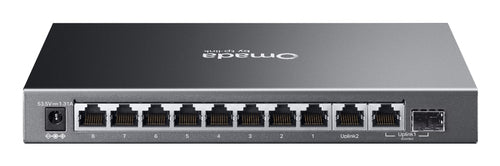 TP-Link Omada ES210GP network switch Managed L2 Gigabit Ethernet (10/100/1000) Power over Ethernet (PoE) DIN rail Black