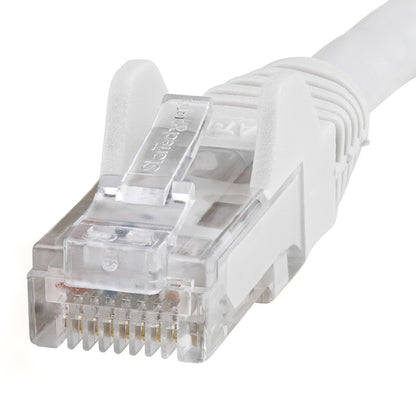 StarTech.com 50ft CAT6 Cable - White CAT6 Ethernet Cable - Gigabit Ethernet Wire - 250MHz 100W PoE RJ45 UTP CAT 6 Network/Patch Cord Snagless - Individually Tested