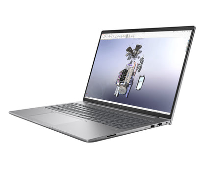 HP Zbook X G1i 16 inch Mobile Workstation PC Wolf Pro Security Edition Intel Core Ultra 9 285H 40.6 cm (16") WUXGA 32 GB DDR5-SDRAM 1 TB SSD NVIDIA RTX PRO 2000 Blackwell Wi-Fi 7 (802.11be) Windows 11 Pro Silver