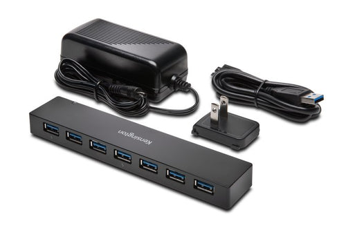 Kensington UH7000C USB 3.2 Gen 1 (3.1 Gen 1) Micro-B 5000 Mbit/s Black