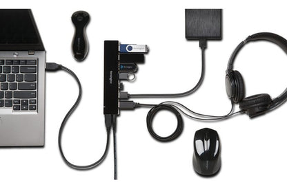 Kensington UH7000C USB 3.2 Gen 1 (3.1 Gen 1) Micro-B 5000 Mbit/s Black