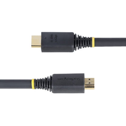 StarTech.com 50ft (15.2m) Active High Speed HDMI Cable, 4K 60Hz/1440p 144Hz, HDR10/HDCP 2.2/ARC, 18Gbps, UHD HDMI 2.0 Cord for TV/Monitor/Display, TPE Jacket