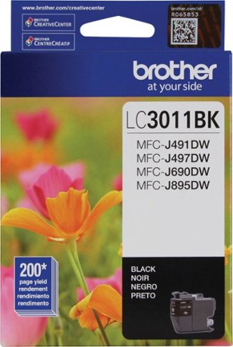 Brother - LC3011BKS Standard-Yield Ink Cartridge - Black