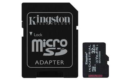 Kingston Technology 32GB microSDHC Industrial C10 A1 pSLC Card + SD Adapter