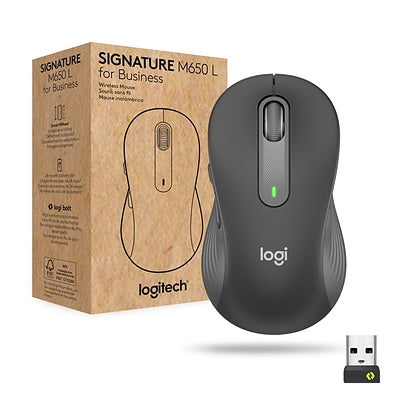 Logitech Signature M650L Mouse  Graphite