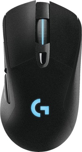 Logitech G703 LIGHTSPEED Wireless Gaming Mouse w/ HERO 25K Sensor  LIGHTSYNC RGB  POWERPLAY Compatible  Lightweight 95g+10g Optional  100-25 600 DPI  Rubber Side Grips
