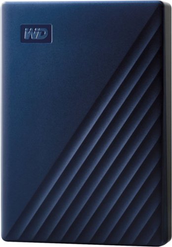 Western Digital 4TB WD My Passport for Mac USB 3.2 Gen 1  2.5  Portable External Hard Drive HDD  Blue - WDBA2F0040BBL-WESN