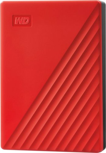 Western Digital My Passport 4TB - Red: USB, Password Protected, Automatic Backup