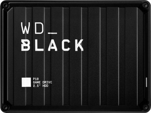 WD_BLACK 4TB P10 Game Drive USB 3.2 Gen 1  2.5  Portable External Hard Drive HDD  Compatible with Playstation  Xbox  PC  & Mac  Black - WDBA3A0040BBK-WESN