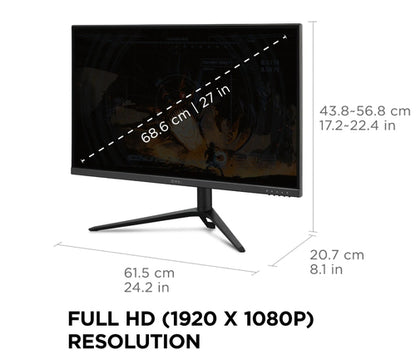 Viewsonic VX Series VX2728J computer monitor 68.6 cm (27") 1920 x 1080 pixels Full HD LED Black