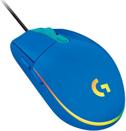 Logitech - G203 LIGHTSYNC Wired Optical Gaming Mouse with 8,000 DPI sensor - Wired - Blue