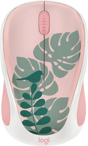 Logitech - Design Collection Limited Edition Wireless Compact Mouse with Colorful Designs  Chirpy Bird