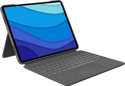 Logitech Combo Touch iPad Pro 12.9-inch (5th  6th gen - 2021  2022) Keyboard Case - Detachable Backlit Keyboard with Kickstand  Oxford Gray
