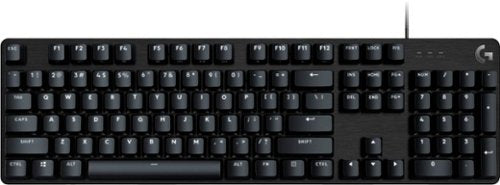 Logitech G413 SE Full-Size Corded Gaming Keyboard  PBT Keycaps  Tactile Mechanical Switches  6-Key Rollover Anti-Ghosting  FN Keys—white Backlit LED
