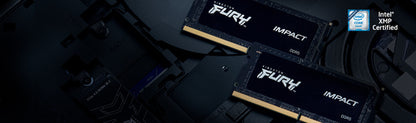 Kingston Technology FURY 16GB 6000MT/s DDR5 CL38 SODIMM Impact XMP