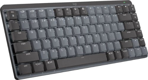 Logitech MX Mechanical Mini Wireless Illuminated Keyboard  Linear Switches  Backlit  Bluetooth  USB-C  macOS  Windows  Linux  iOS  Android  Graphite