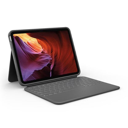 Logitech Rugged Folio for iPad 10th Gen and A16 - Oxford Gray