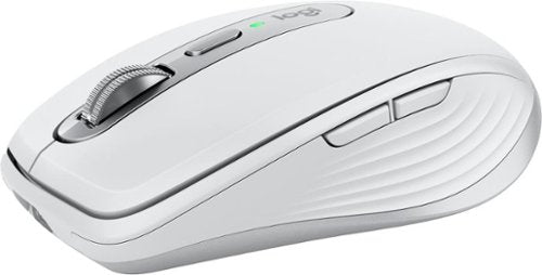 Logitech - MX Anywhere 3S Wireless Bluetooth Optical Fast Scrolling Mouse with Programmable Buttons - Wireless - Pale Gray