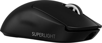 Logitech G Pro X Superlight 2 Lightspeed Wireless Gaming Mouse - Black: Lightweight, Bluetooth, Built-In Rechargeable Battery, USB Connection