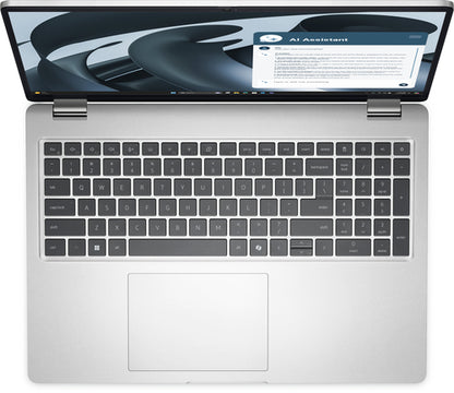 DELL Pro 16 Plus PB16255 AMD Ryzen™ 7 PRO 250 Laptop 40.6 cm (16") Full HD+ 16 GB LPDDR5x-SDRAM 512 GB SSD Wi-Fi 7 (802.11be) Windows 11 Pro US English Platinum, Silver
